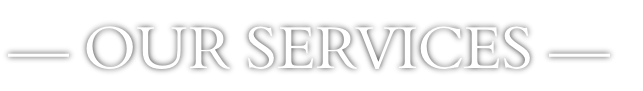 — OUR SERVICES —
